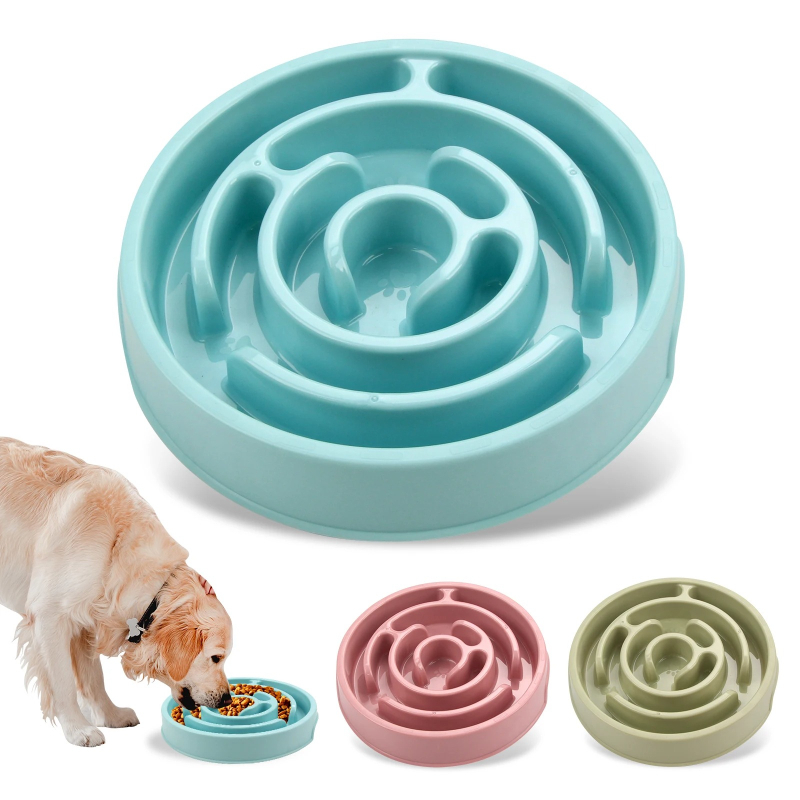 Pet Dog Slow Feeder Bowl Fun N - Royal Canin Food Medium review and price