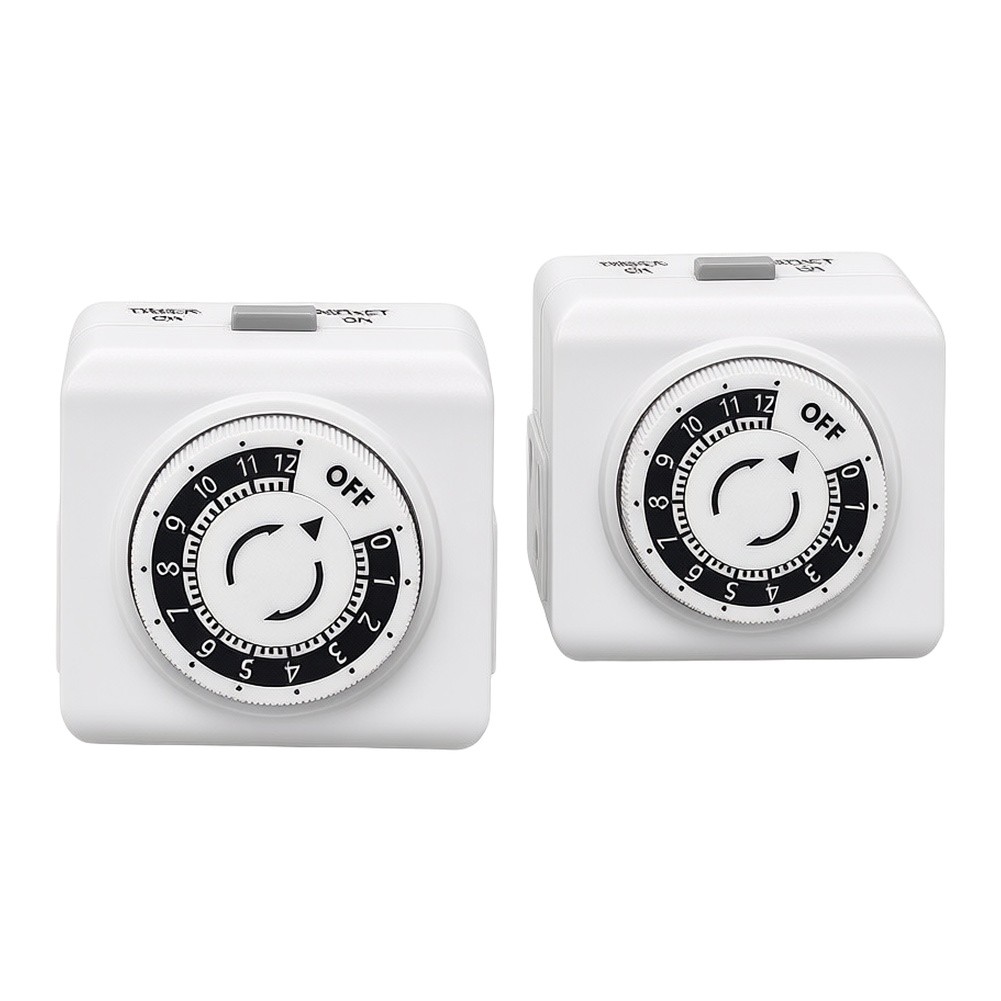 2 Pack 24 Hour Indoor Mechanic - Timer Dual Outlet review and price
